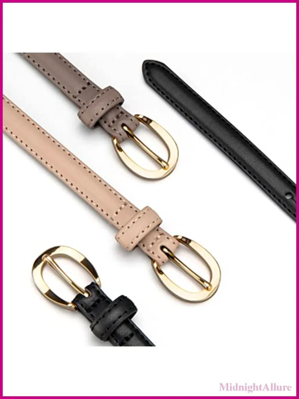 N/A leather belts